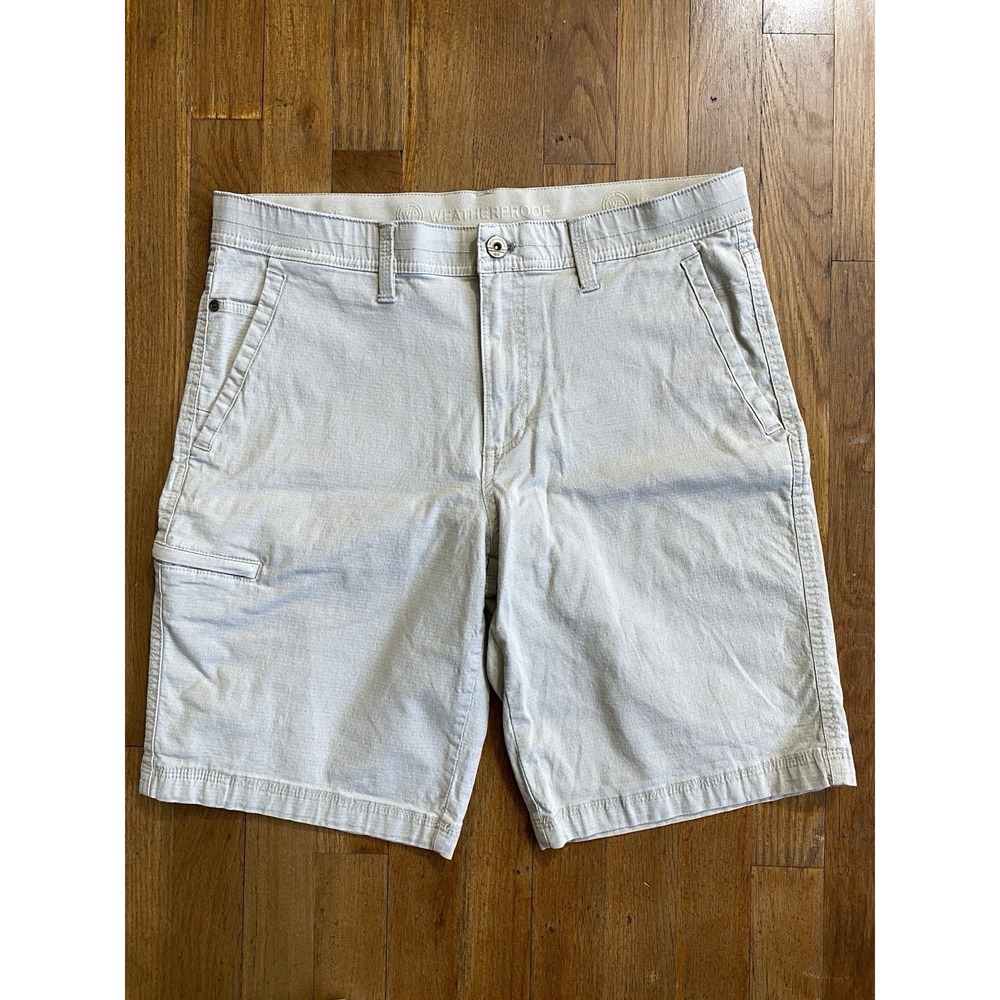 Weatherproof‎ Shorts Men's Beige Hiking Golfing Outdoor Ripstop  Size 34